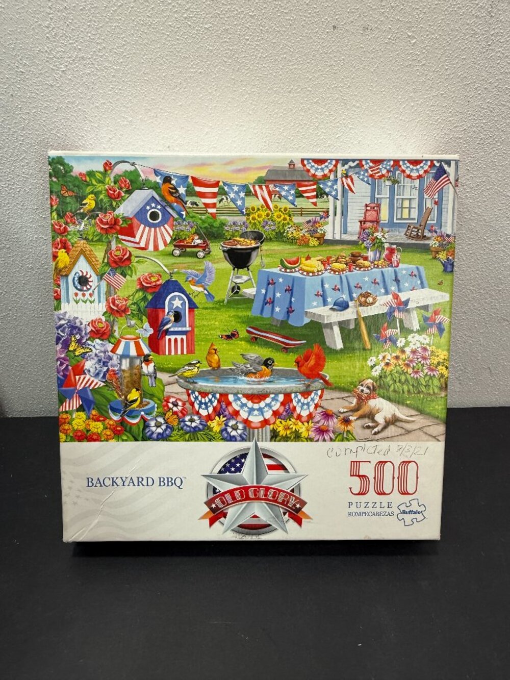 Buffalo Games jigsaw puzzle 🔴3/$25🔴Backyard BBQ 500 piece